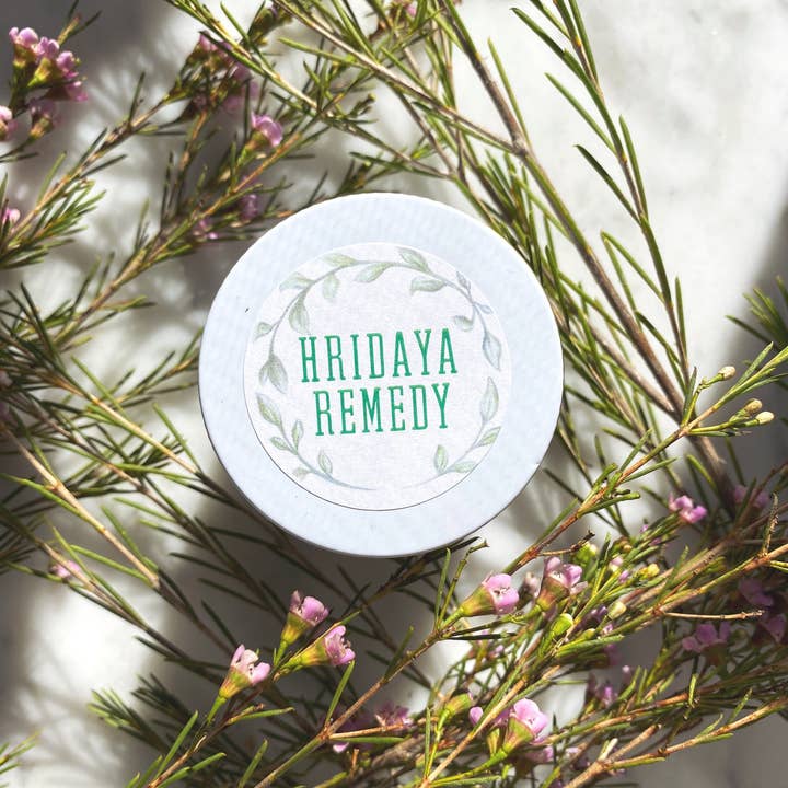 Hridaya Remedy Massage Salve pour la vente par MJH Ayurvedic Botanicals