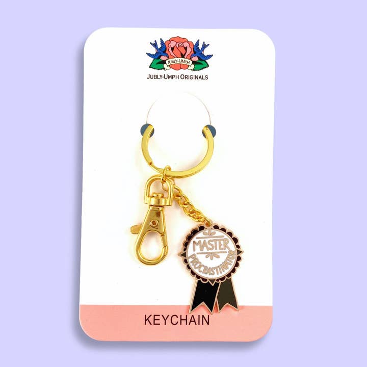 Master Procrastinator Keychain for wholesale by Jubly-Umph