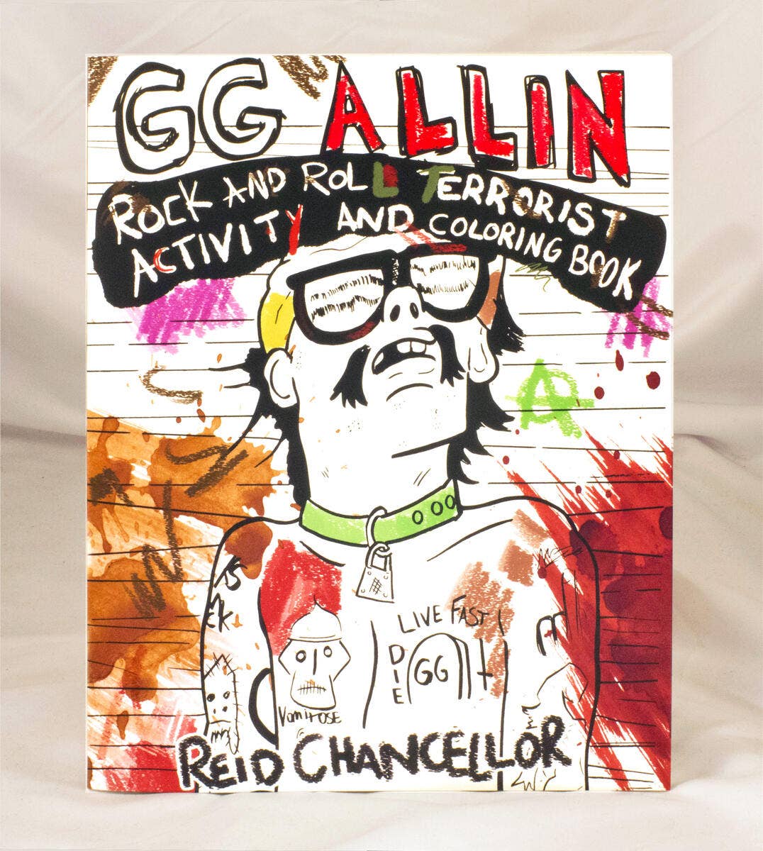 Microcosm Publishing & Distribution - Wholesale Coloring & Activity Book - Adult - GG Allin Rock & Roll Coloring Book8