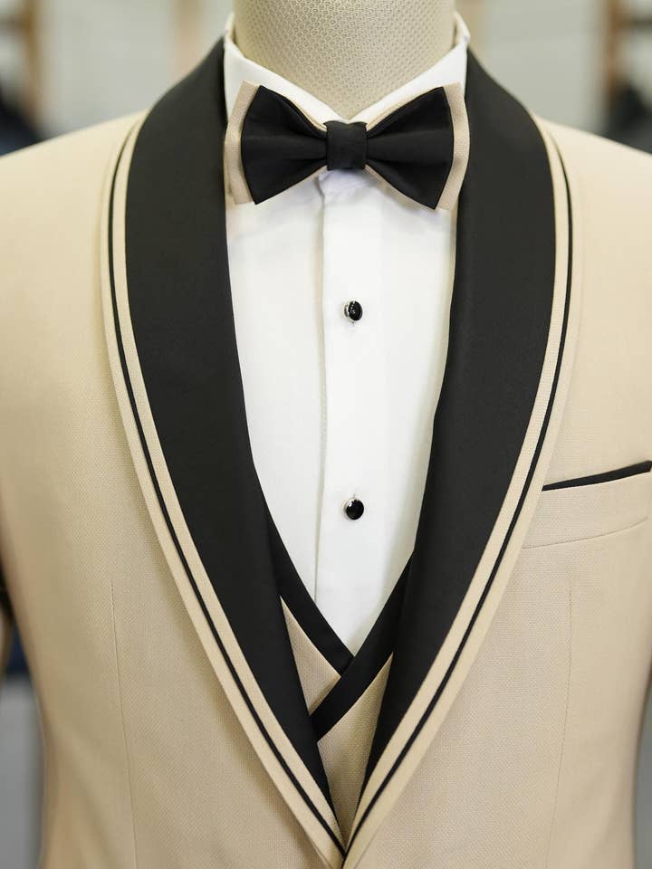 parez suits – wholesale Suit set – men's – Mens 3 Piece Slim Groom and Formal Suit 5