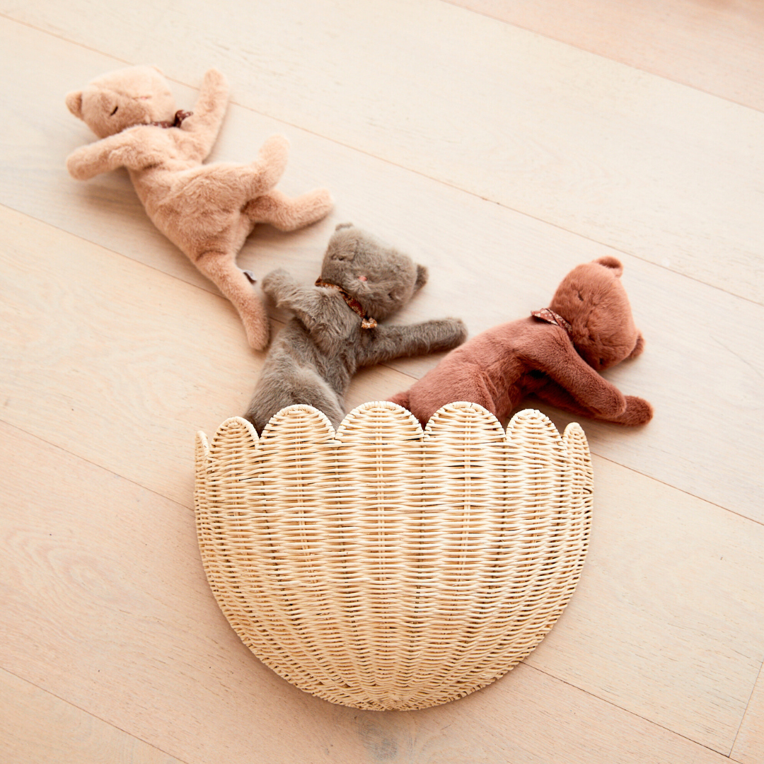 BEBE BASK® - Wholesale Storage Bin - LOLA SCALLOPED WALL BASKET5