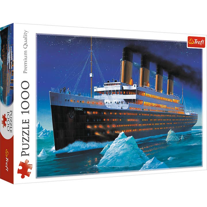 1000 Piece Trefl Jigsaw Puzzle, Titanic, Multicolor for wholesale by TREFL by Bridge Toys