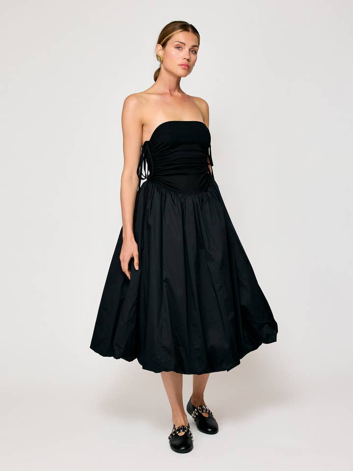 LACIE DRESS WITH BUBBLE HEM for wholesale by Line & Dot