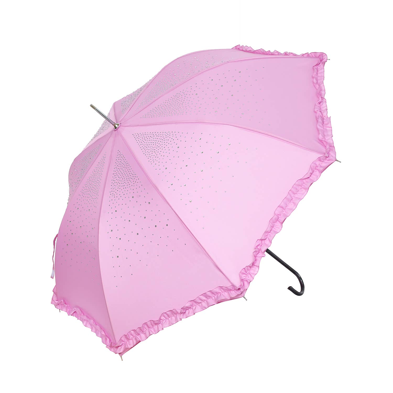 PEACH ACCESSORIES – wholesale Umbrella – Women's – TW09 frilly diamante crystal umbrellas2