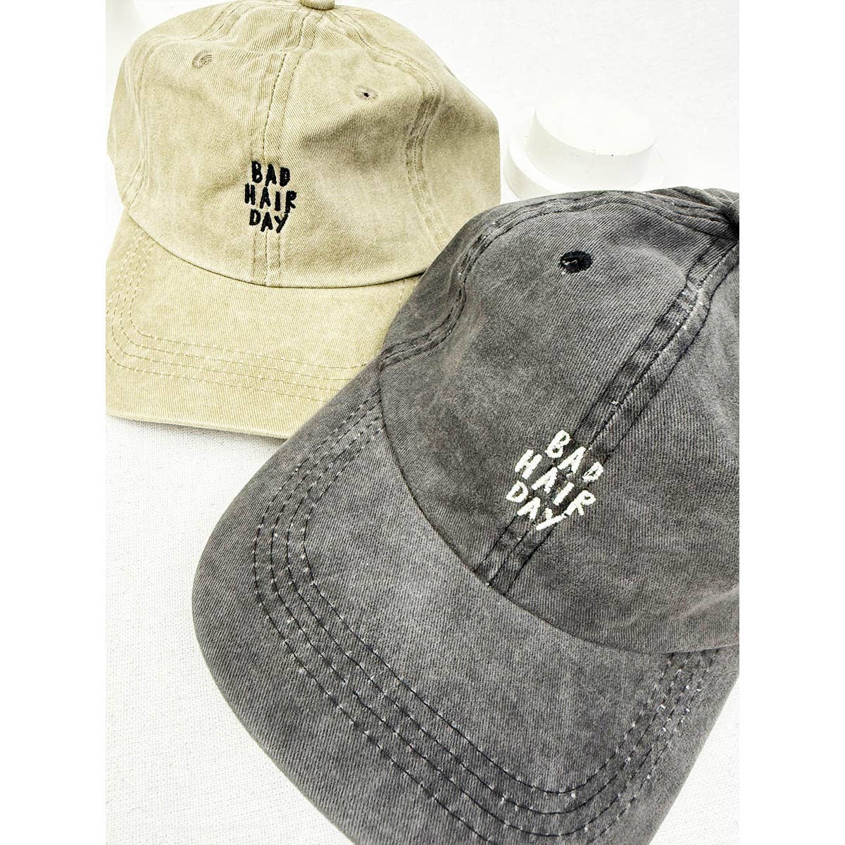 Love and Repeat - Wholesale Baseball Cap - Unisex - Bad Hair Day Embroidered Washed Baseball Cap7