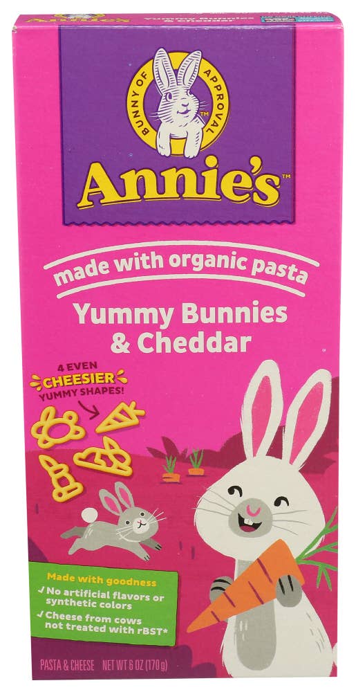 KeHE Distributors, LLC - Wholesale Pasta - Annie's Homegrown Mac & Cheese Bunny 6 oz0