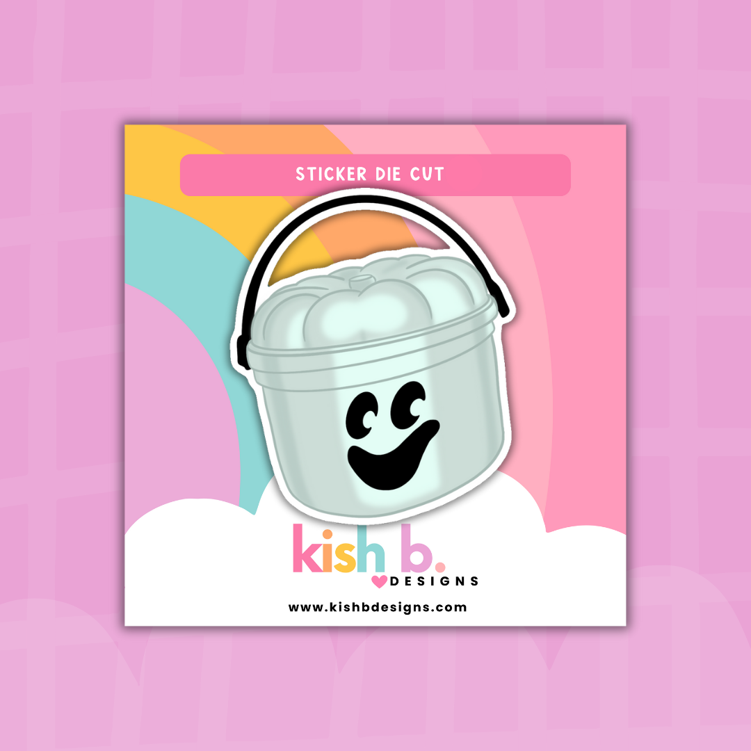 Kish B. Designs - Wholesale Sticker - 90's Halloween Buckets | Sticker Die Cut2