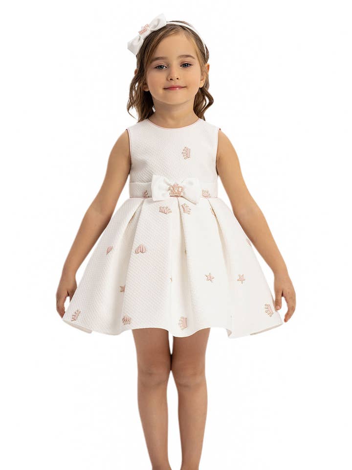 Rosa Baby Flickklänning 6-24 Månader 35457pr för wholesale av Pamina Kids