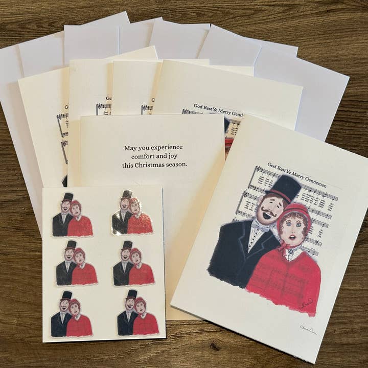 Victoriaanse carolers voor wholesale door Jeremiah Dreams