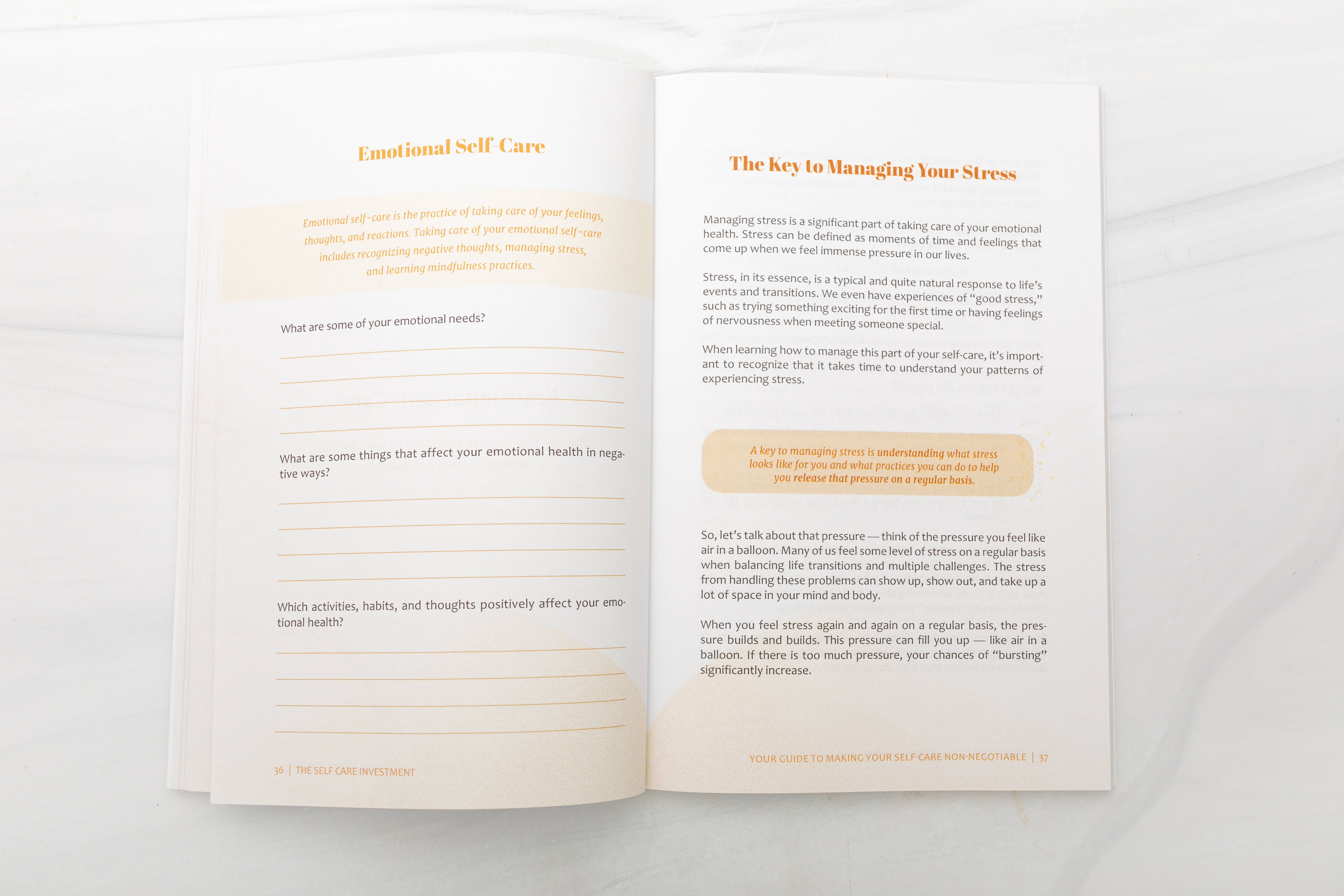 Gmichelle Wellness - Wholesale Self-Help & Personal Development Book - The Self Care Investment1