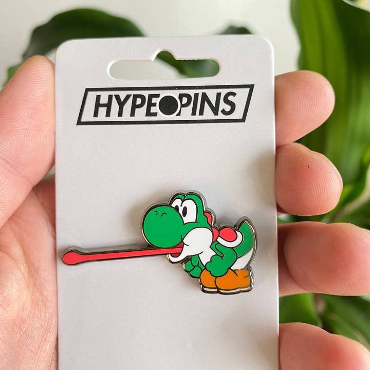 Hype Pins - Wholesale Lapel Pin/Button - Yoshi Green Hard Enamel Pin1