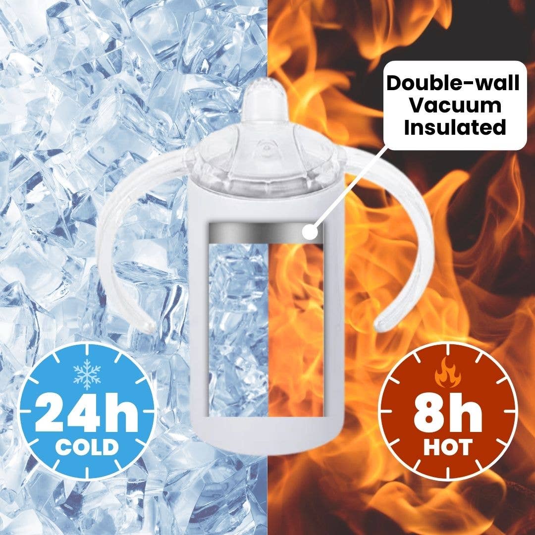 MakerFlo - Wholesale Drinking Glass/Cup - Kids & Baby - 12oz Straight Sub Sippy Cup Duo6