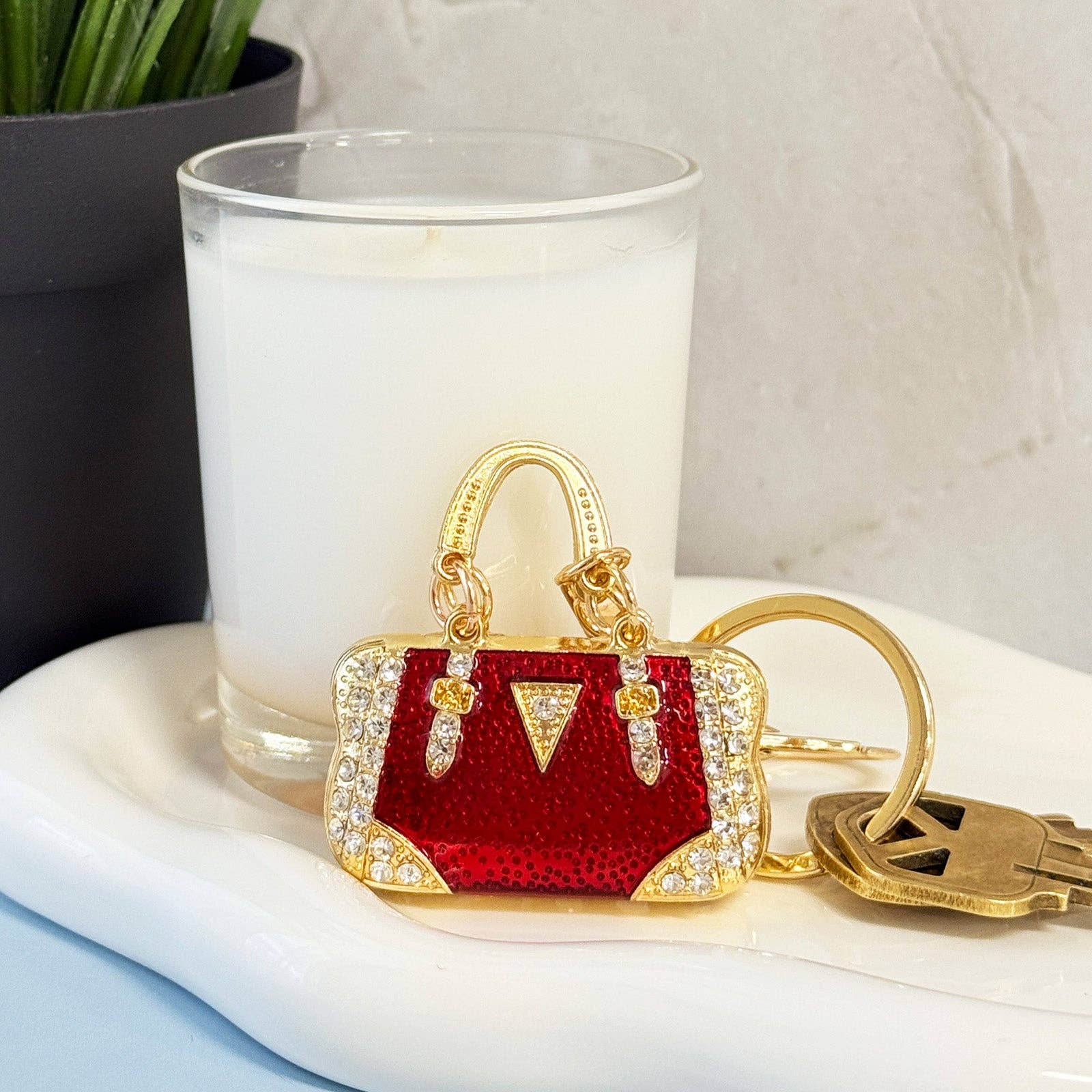 Wrapables.com - Wholesale Keychain - Women's - Wrapables Rhinestone Handbag Shaped Purse Charm Keychain20