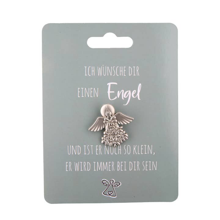 Gilde Handwerk Macrander GmbH & Co. KG - Wholesale Lapel Pin/Button - Angel Angel Pins & Pins H.3 cm - 4x Assorted5