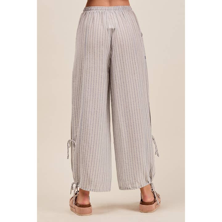 IVE - Wholesale Pants - Women's - LIGHTWEIGHT MULTI STRIPE JOGGER PANTS
