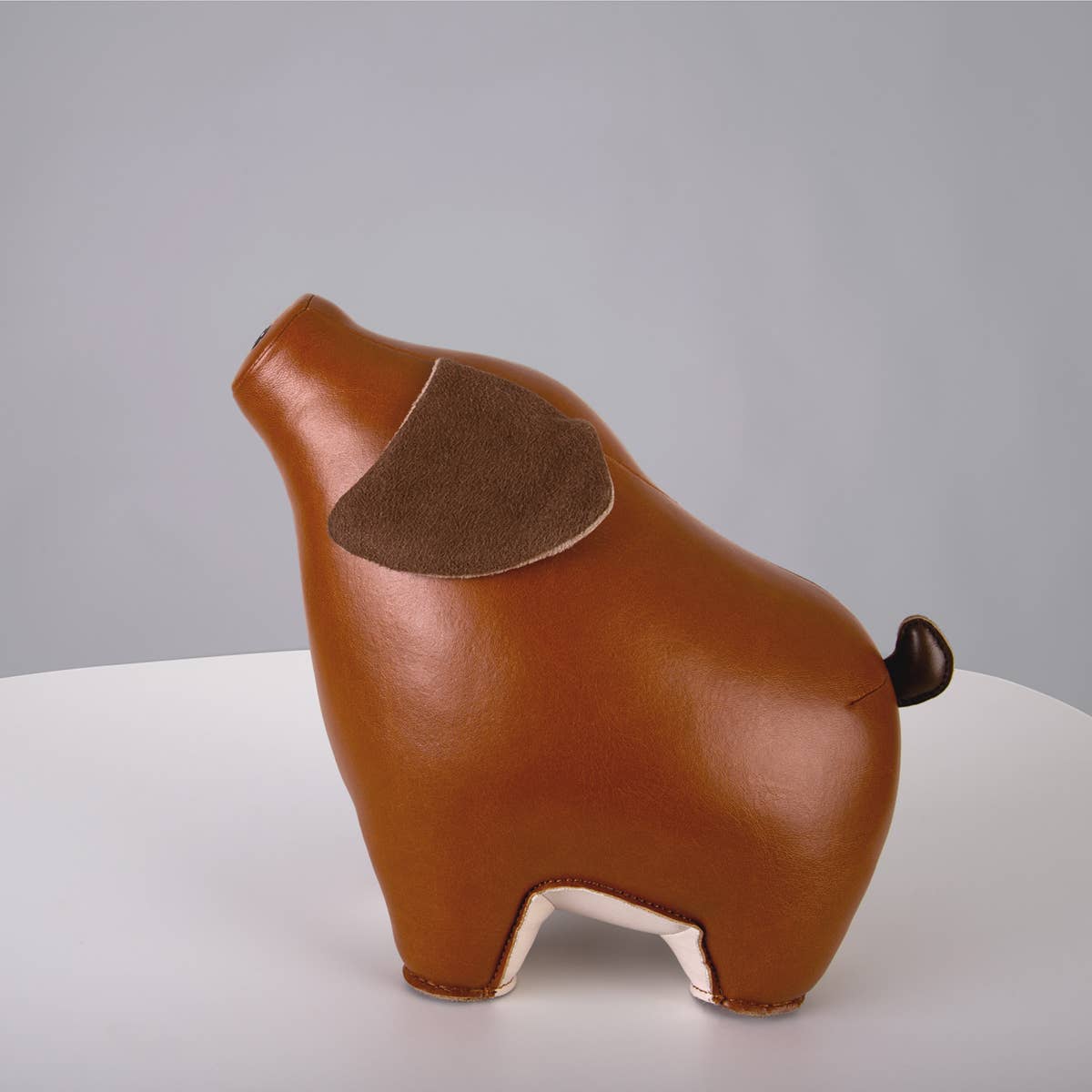 Until Pty Ltd - Wholesale Bookend - Zuny Bookend Pig Tan1