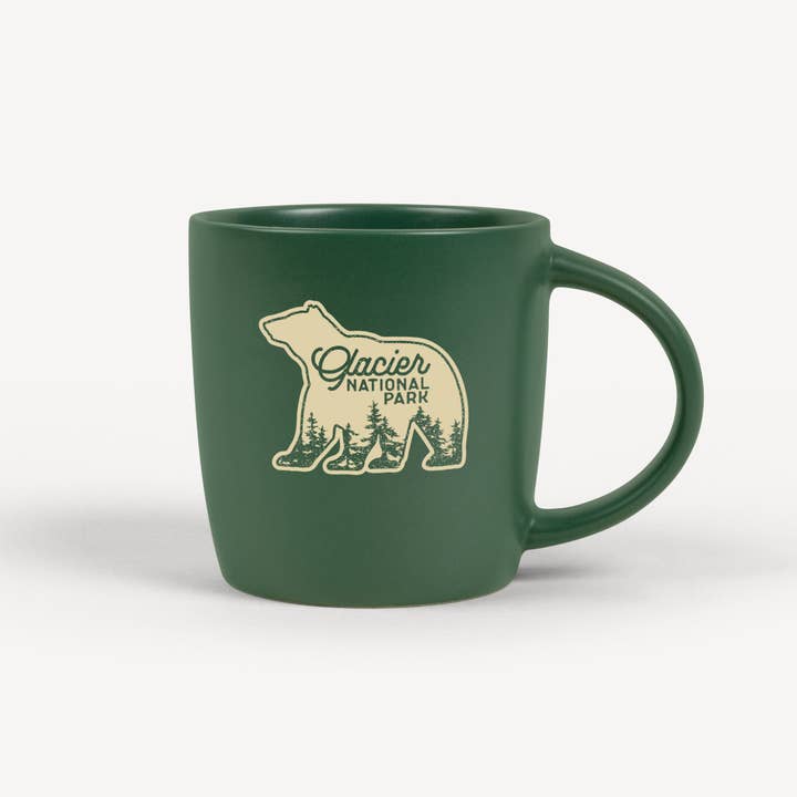 Glacier-Nationalpark-Grizzlybär... Keramik-Kaffeetasse für den Großhandel von Jupiloom