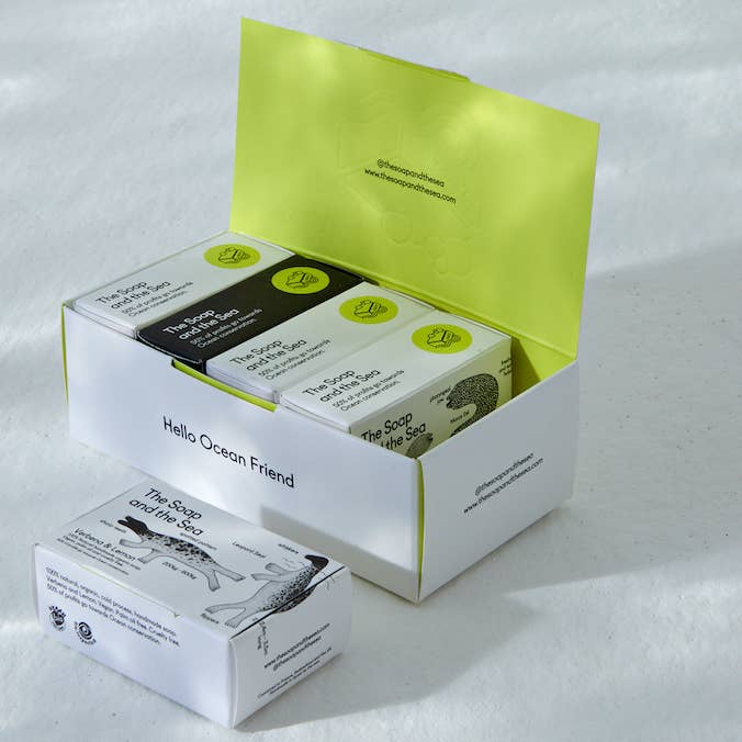 5 Soap Gift Box for wholesale by Thesoapandthesea.com