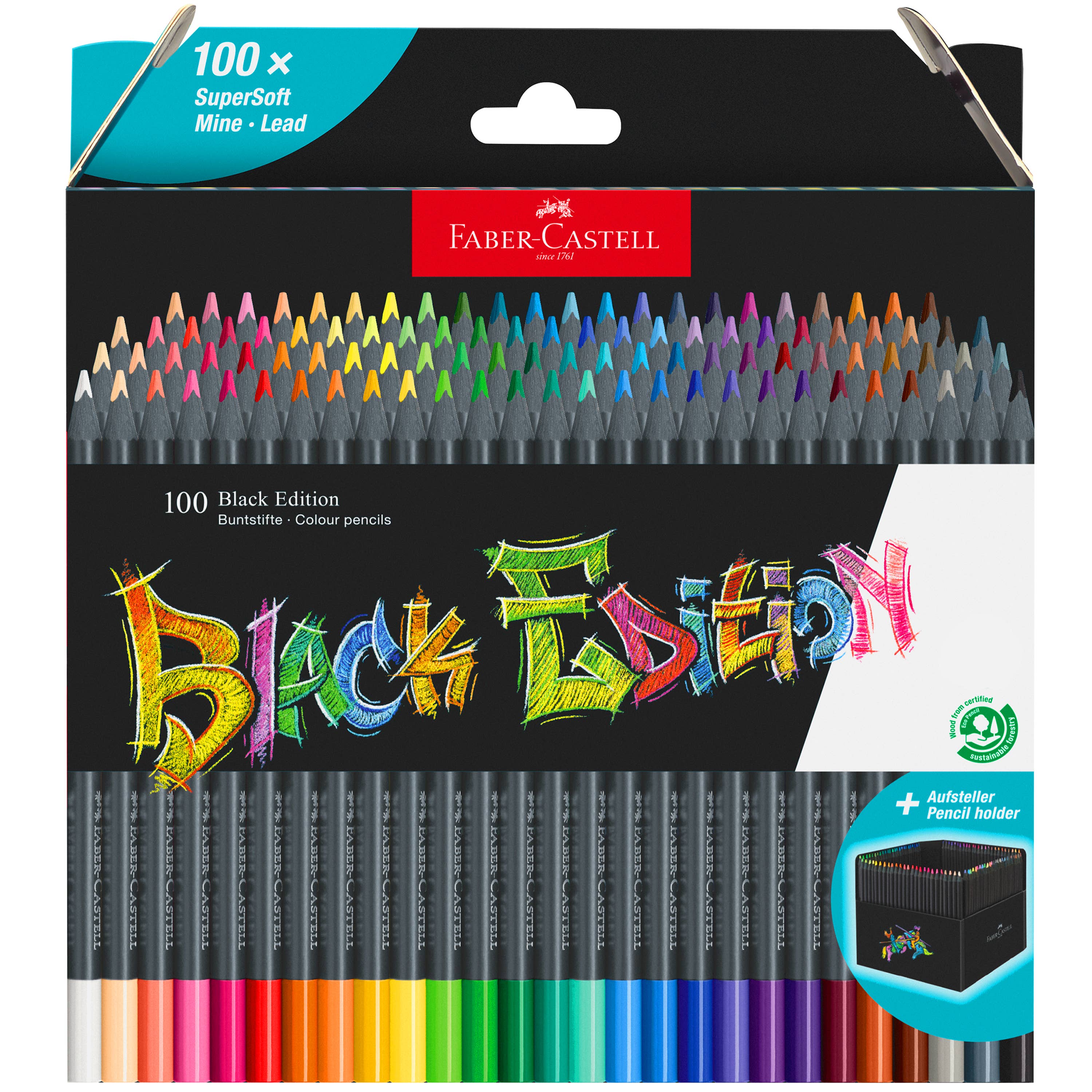 Faber-Castell / Creativity for Kids - Wholesale Colored Pencil - Black Edition Countertop Display9
