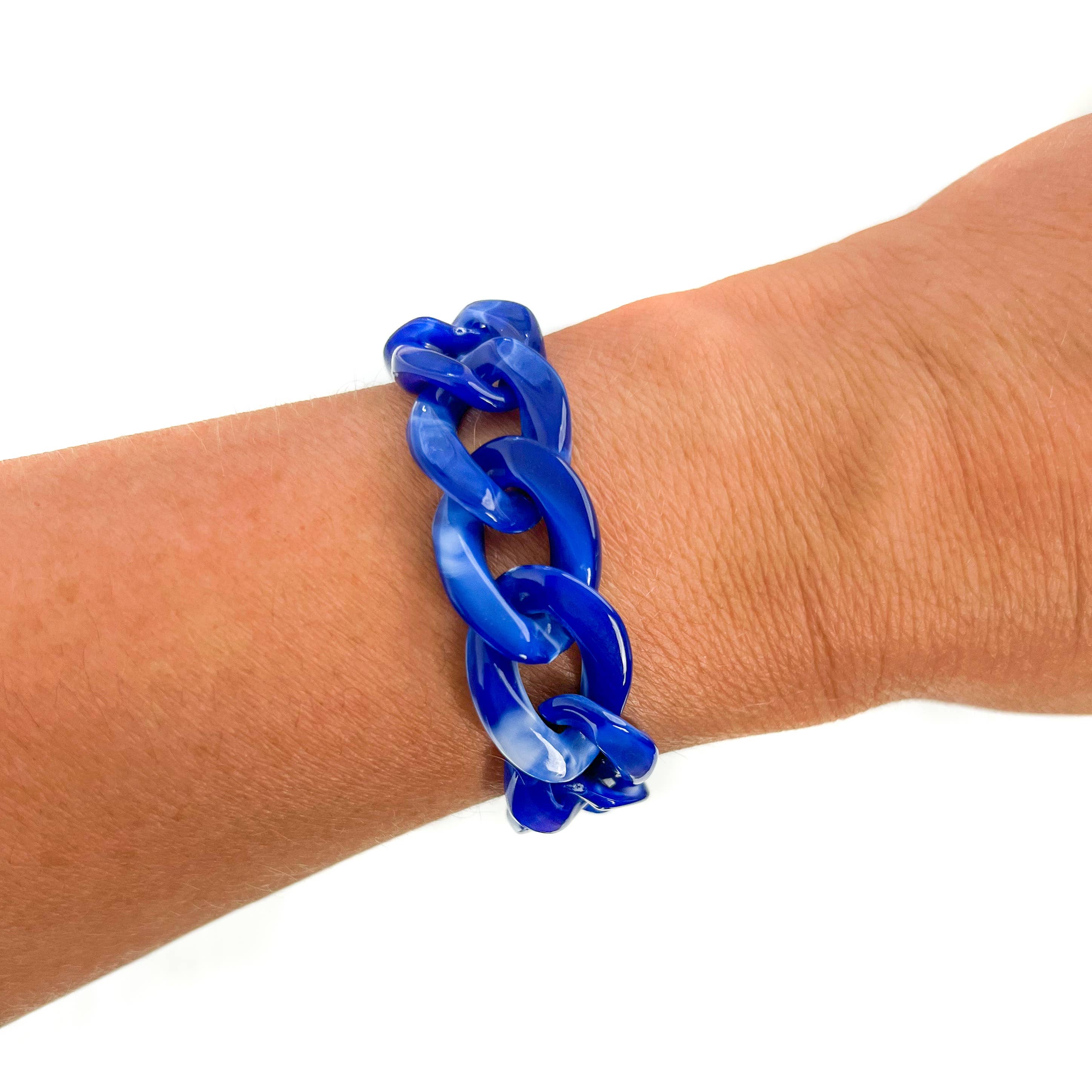 Savvy Bling - Wholesale Jewelry Set - Blue Game Day Bracelets & Necklaces33