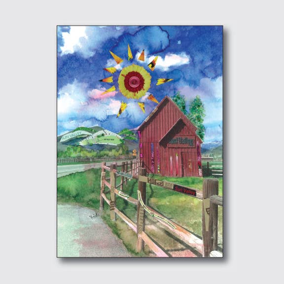 Sun Valley (Idaho) pour la vente par Chique Lixo Greeting Cards