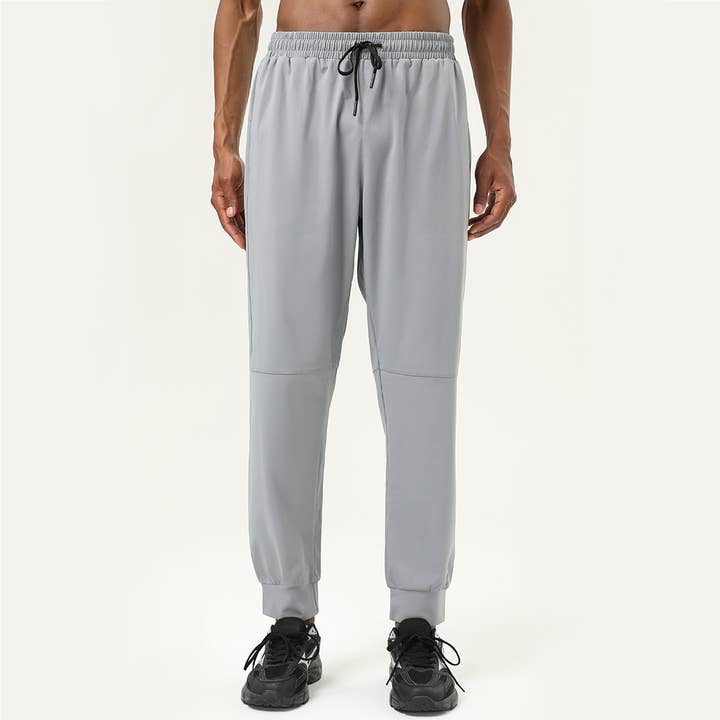 Man Breathable Quickly Dry Pockets Drawstring Track Joggers for wholesale by Sodalemon