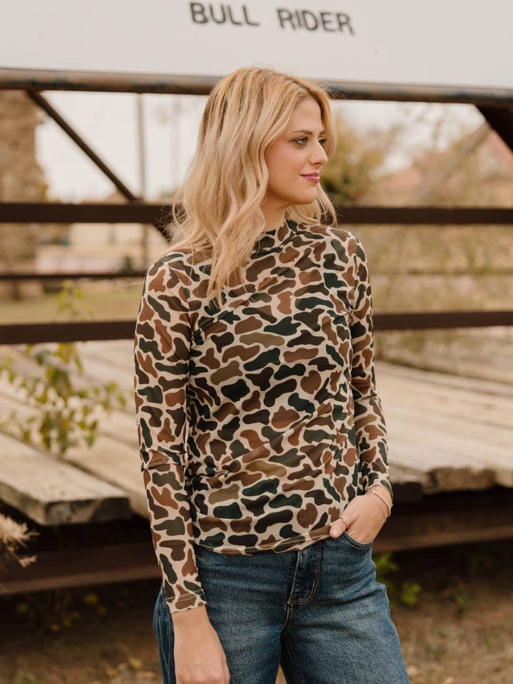 Sterling Kreek – wholesale Blouse – Women’s – You Can't See Me Mesh Top1