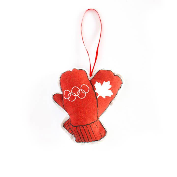 Olympic mittensg ornament for wholesale by Creationzbycatherine Catherine