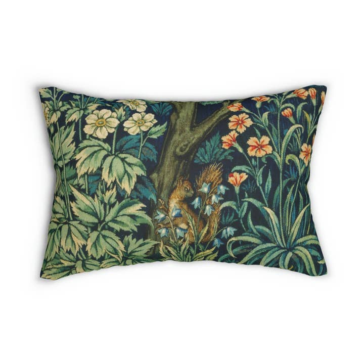 Lumbar Cushion inspired by William Morris - Pheasant & Squirrel Collection (Squirrel) and other Purchase Wholesale squirrel meat. Free Returns & Net 60 Terms on Faire trending on Faire.