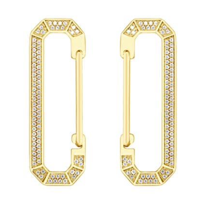 Boucles d'oreilles ARYA Sparkle - Doré pour la vente par CLASSYANDFABULOUS Jewelry