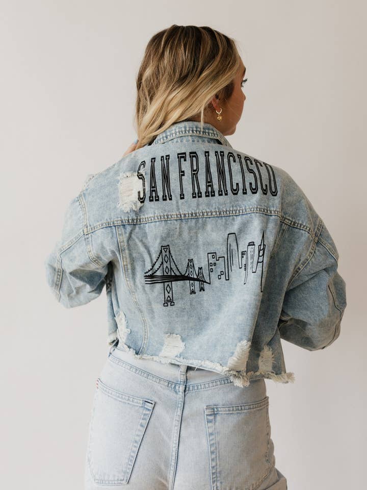 Casaco de Ganga Skyline de São Francisco por atacado de Rivalry Runway