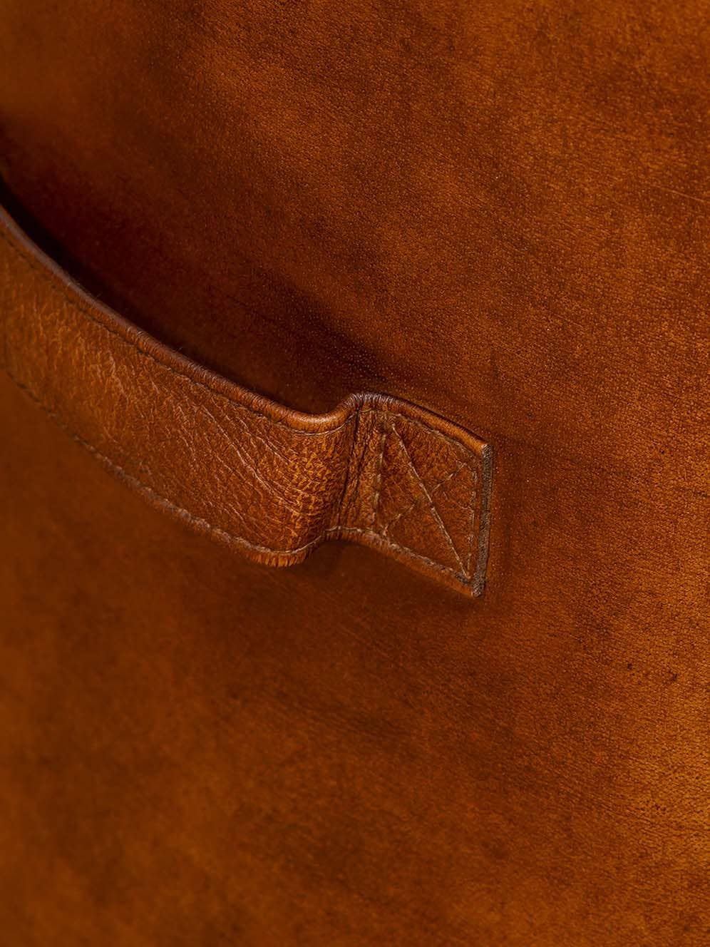 BBH Homes LLC - Vente Pouf - Pouf en cuir de buffle 22,5 x 22,5 x 214