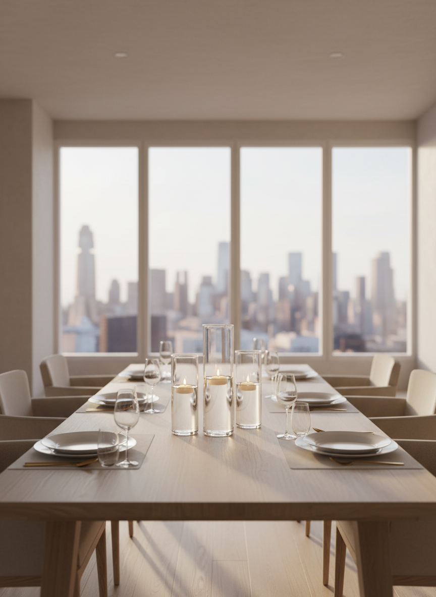 Jaz Body Essentials - Wholesale Candle Holder - Glass Cylinder Pillar Candle Holders - 3(pc) Set2