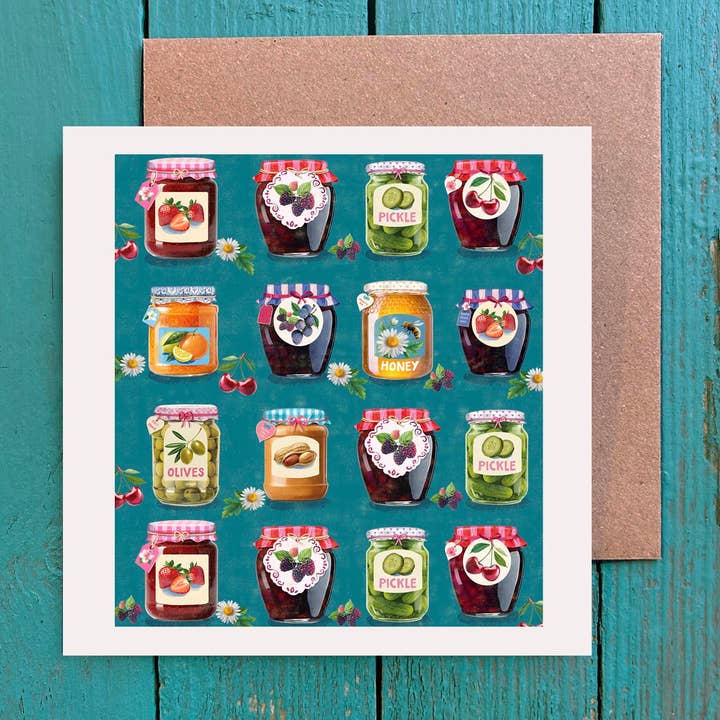 Repeat Jars Pattern Blank Card for wholesale by Rocket 68