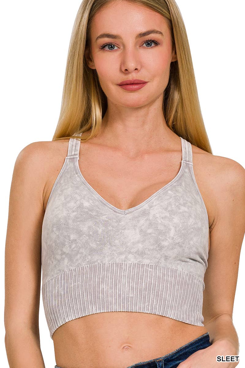 42POPS - Wholesale Tank Top - Women's - `.Washed Seamless Bra Cross Back31