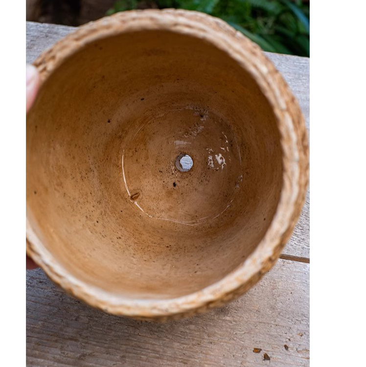 Rustic Reach - Wholesale Plant Pot - Faux Grass-Woven Cement Planter10