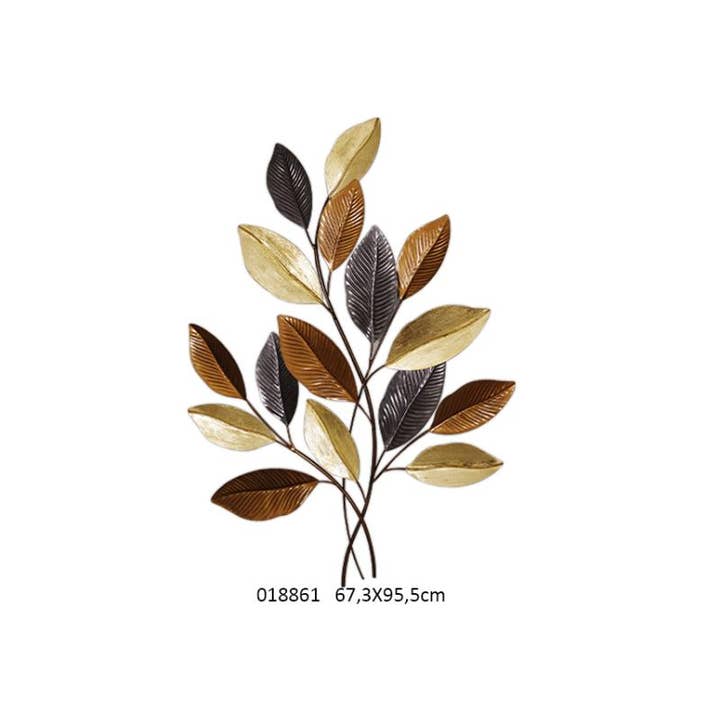 Väggdekoration Blommor Guldbrun Gm 67,3 X 19 X 95,5 cm för wholesale av Faye