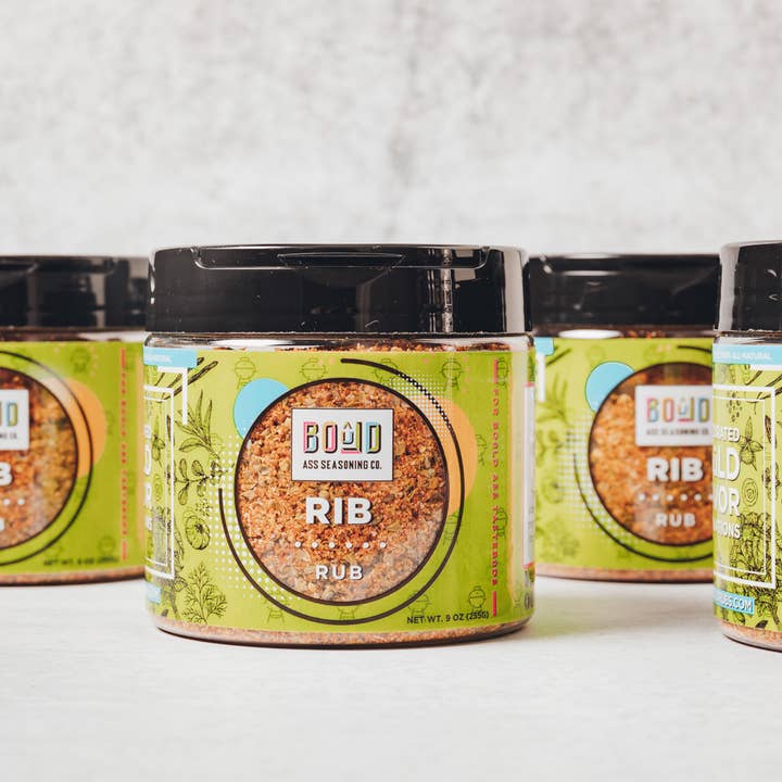 Rib Rub for wholesale by BOûLD Ass Seasoning Co.