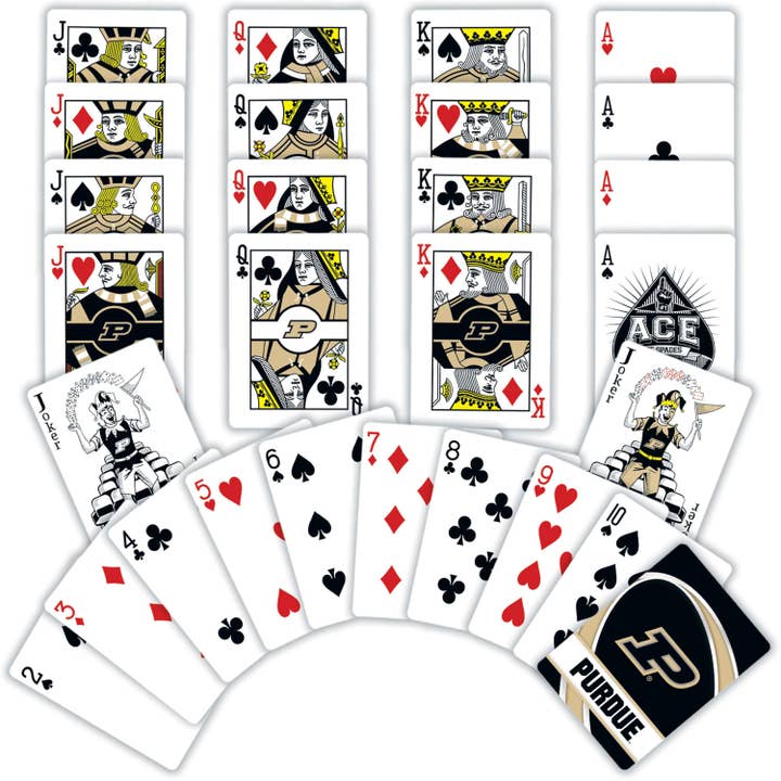 Masterpieces Puzzles - Wholesale Playing Cards - Purdue Boilermakers Playing Cards1