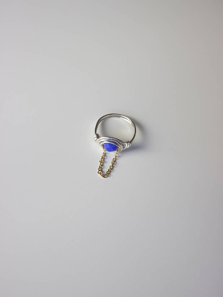 Azure ring for wholesale by Valiente New York