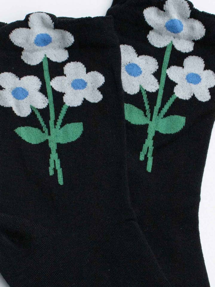 Tiepology - Wholesale Socks - Women's - Retro Bloom Cotton Blend Socks3