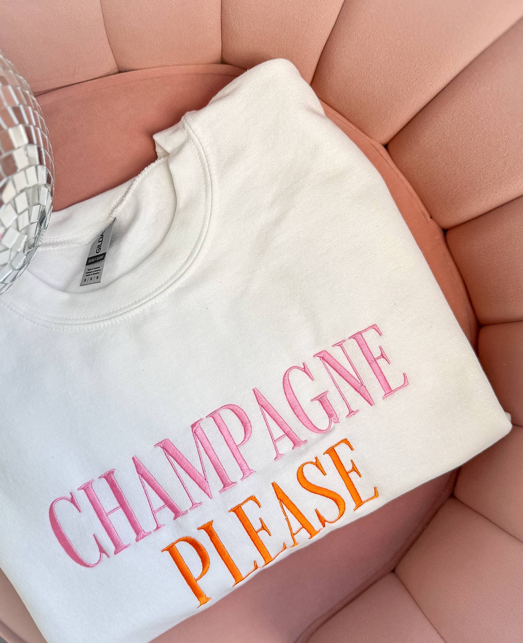 Bash - Vendita all'ingrosso Felpa - Donna - Felpa ricamata « Champagne Please »1