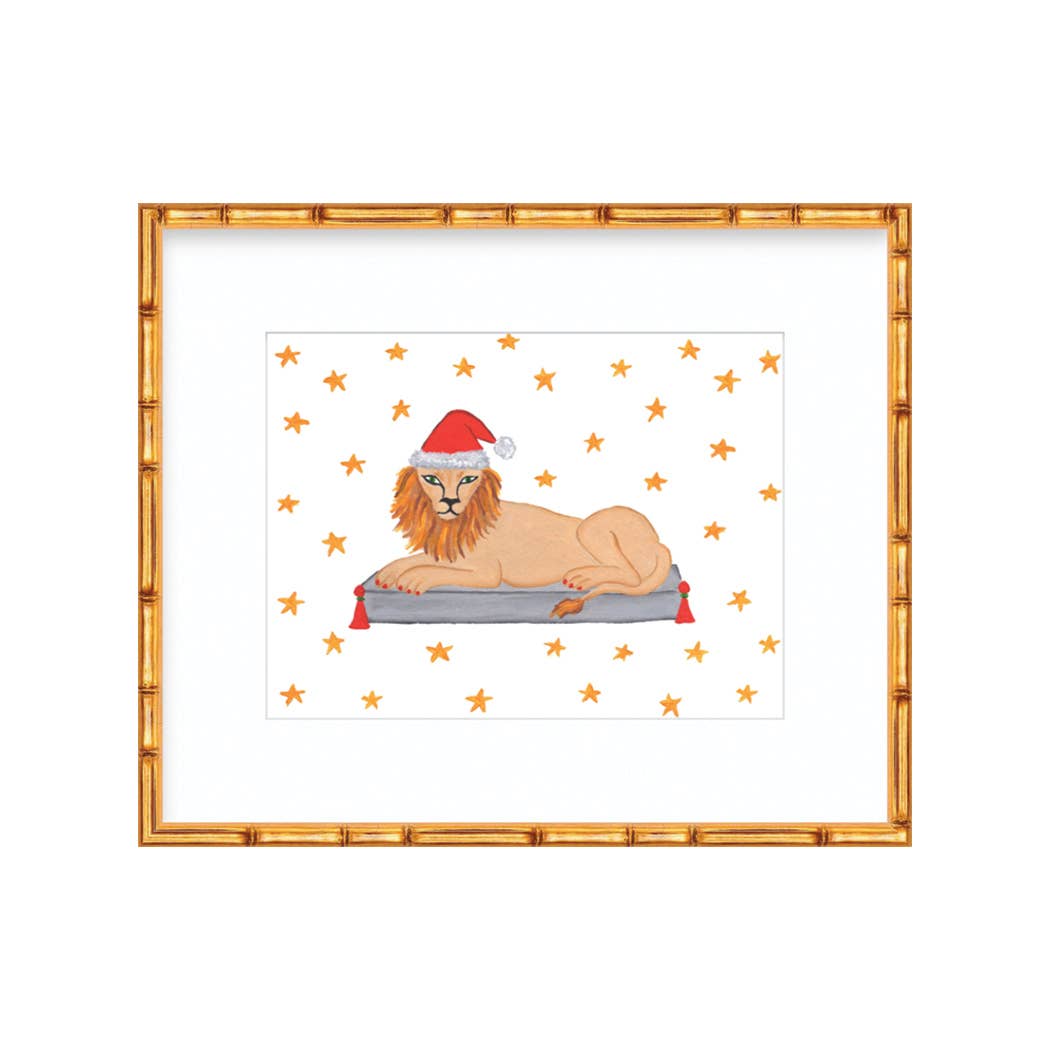 willa heart - Wholesale Art Print - Starry Night the Lion Art Print0