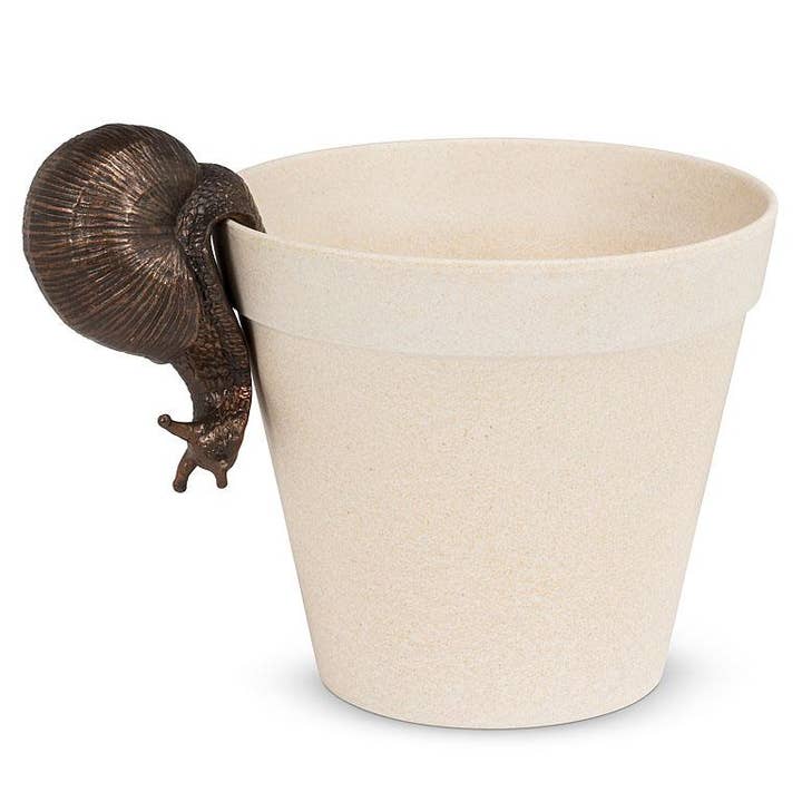 Abbott - Wholesale Hanging Planter - Hanging Snail-Bronze-4"H