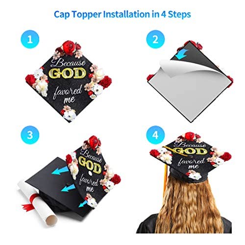 Once Upon A Time - Wholesale Party Hat/Crown - Aluminum graduation cap topper decoration for kids