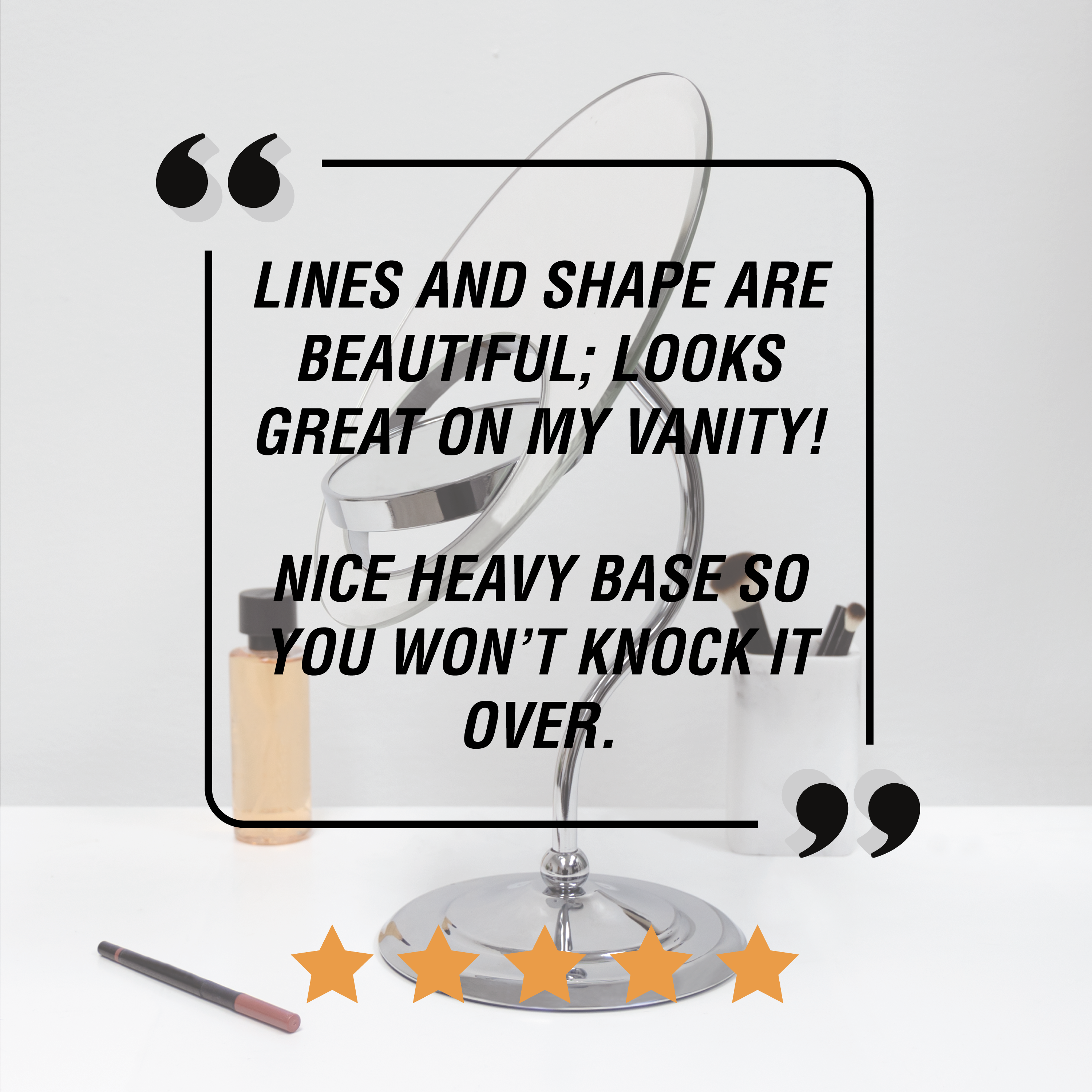 Zadro, Inc. - Wholesale Makeup Mirror - Tri-Optics Beveled Makeup Mirror with Magnification5