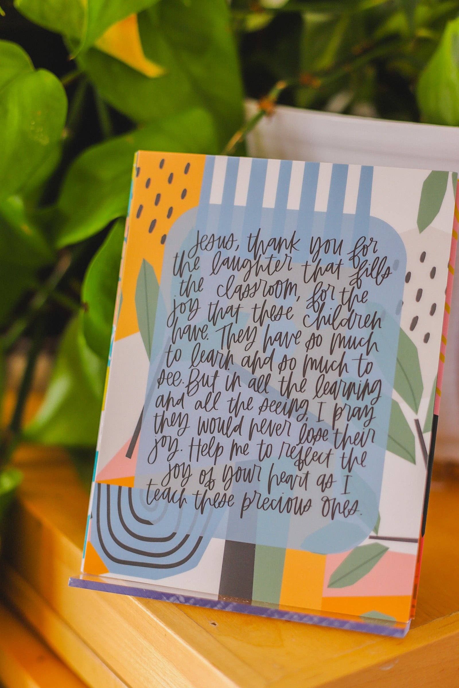 Crew + Co - Wholesale Teacher/Back-to-School Card - A Prayer For Teachers Cards4