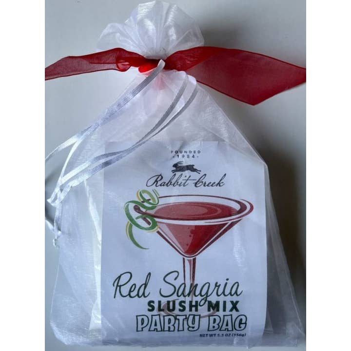 Rabbit Creek Gourmet - Wholesale Cocktail Mix/Syrup - Red Sangria Slush Mix - Party Bag