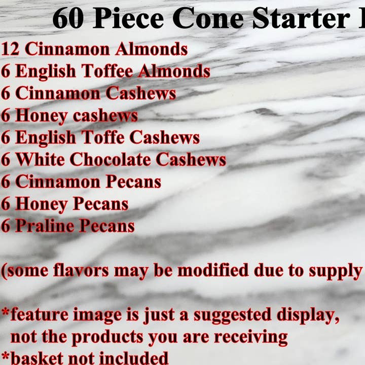 60pc - Cone Starter Kit for wholesale by Royal Cravings