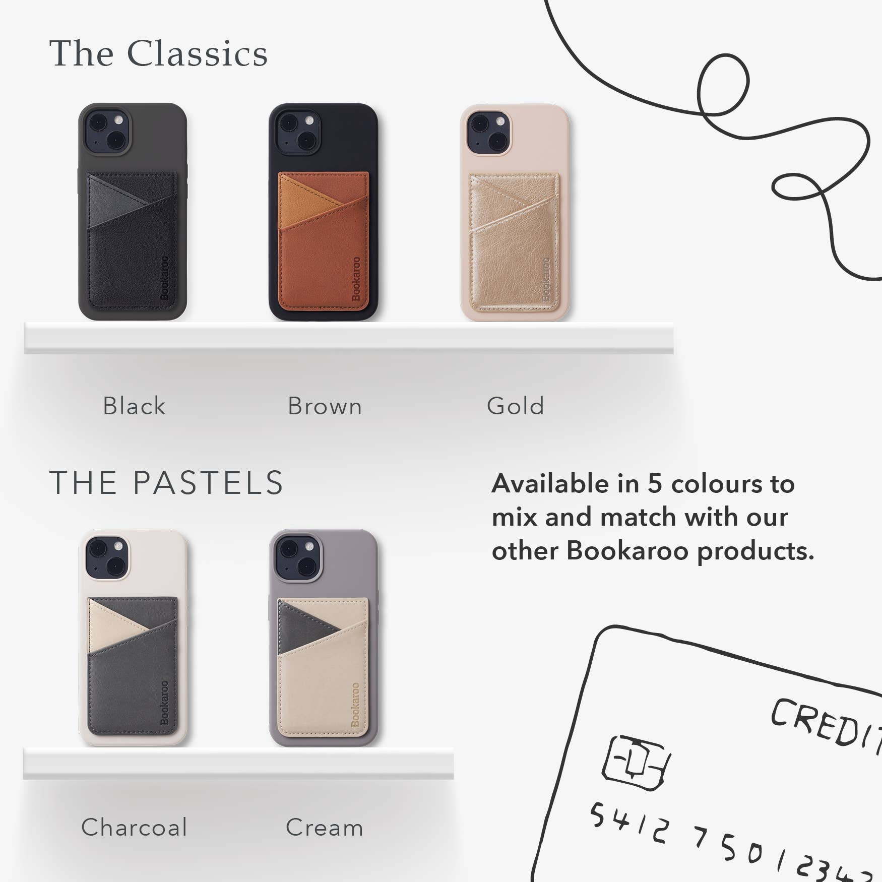 if USA - Wholesale Phone Wallet - Unisex - Bookaroo Phone Pocket6